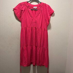 Calvin Klein Dress Women's Size 4 Pink Short Sleeve Shift